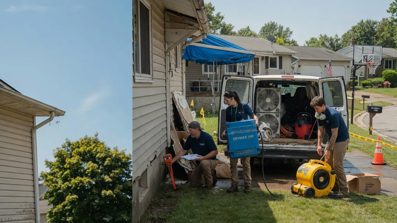 Ceiling Leak Cleanup in Sheboygan Falls, WI near me