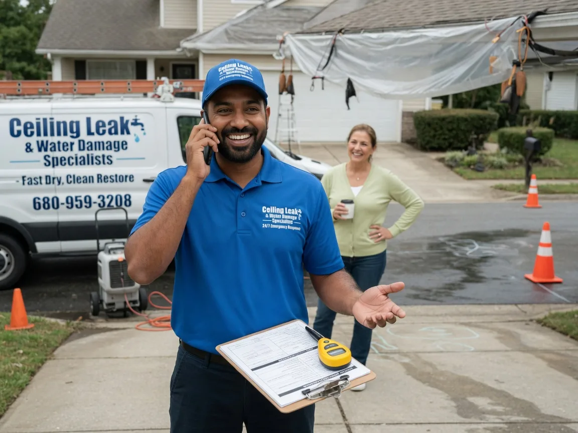 Ceiling Leak Cleanup Sheboygan Falls, WI FAQs